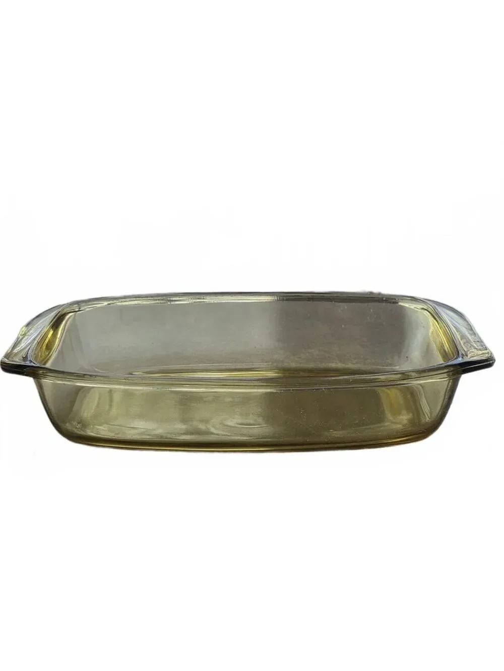 Vintage Dynaware Pyr-O-Rey Amber Glass Baking Dish Mexico 20